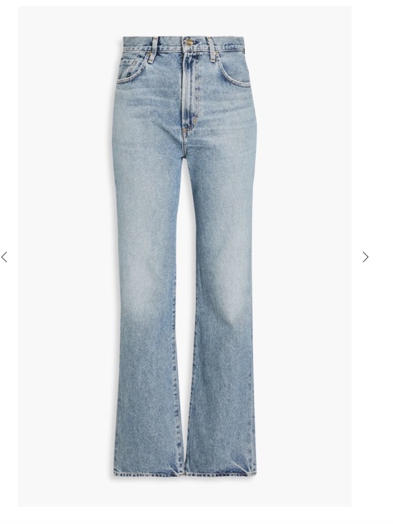 Goldsign Denim - GOLDSIGN Martin high-rise straight-leg jeans | Size 24
